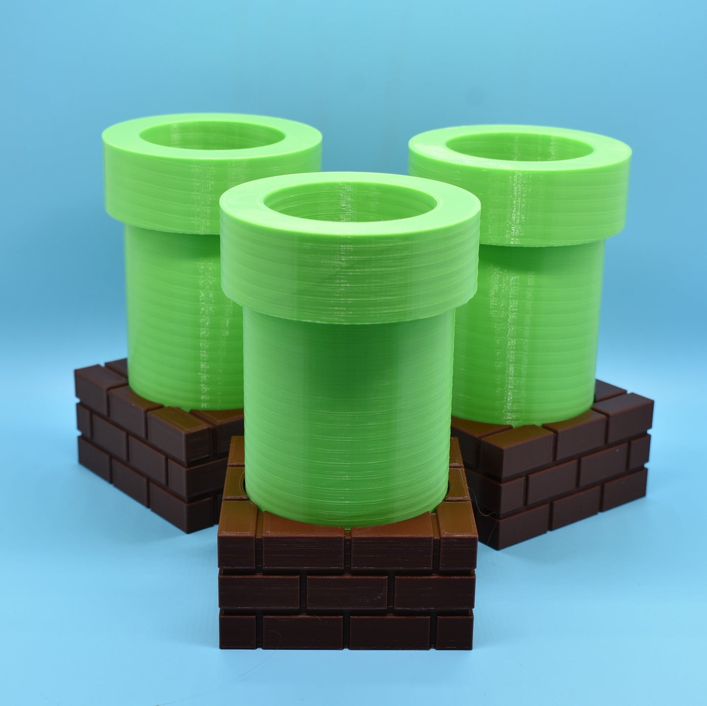Mario Flower Pot / Desk Organizer (3 Sizes)