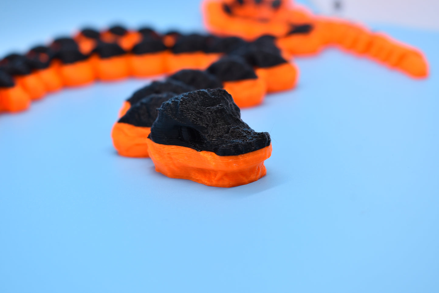Articulated Snake (44 Inches) - 3D printed (PLA)