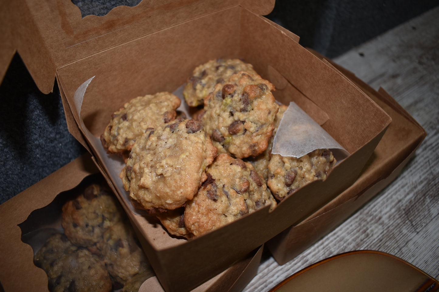 Banana Oatmeal Chocolate Chip Cookies
