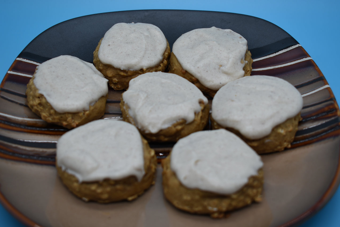 Pumpkin Spice cookies with Cinnamon Icing
