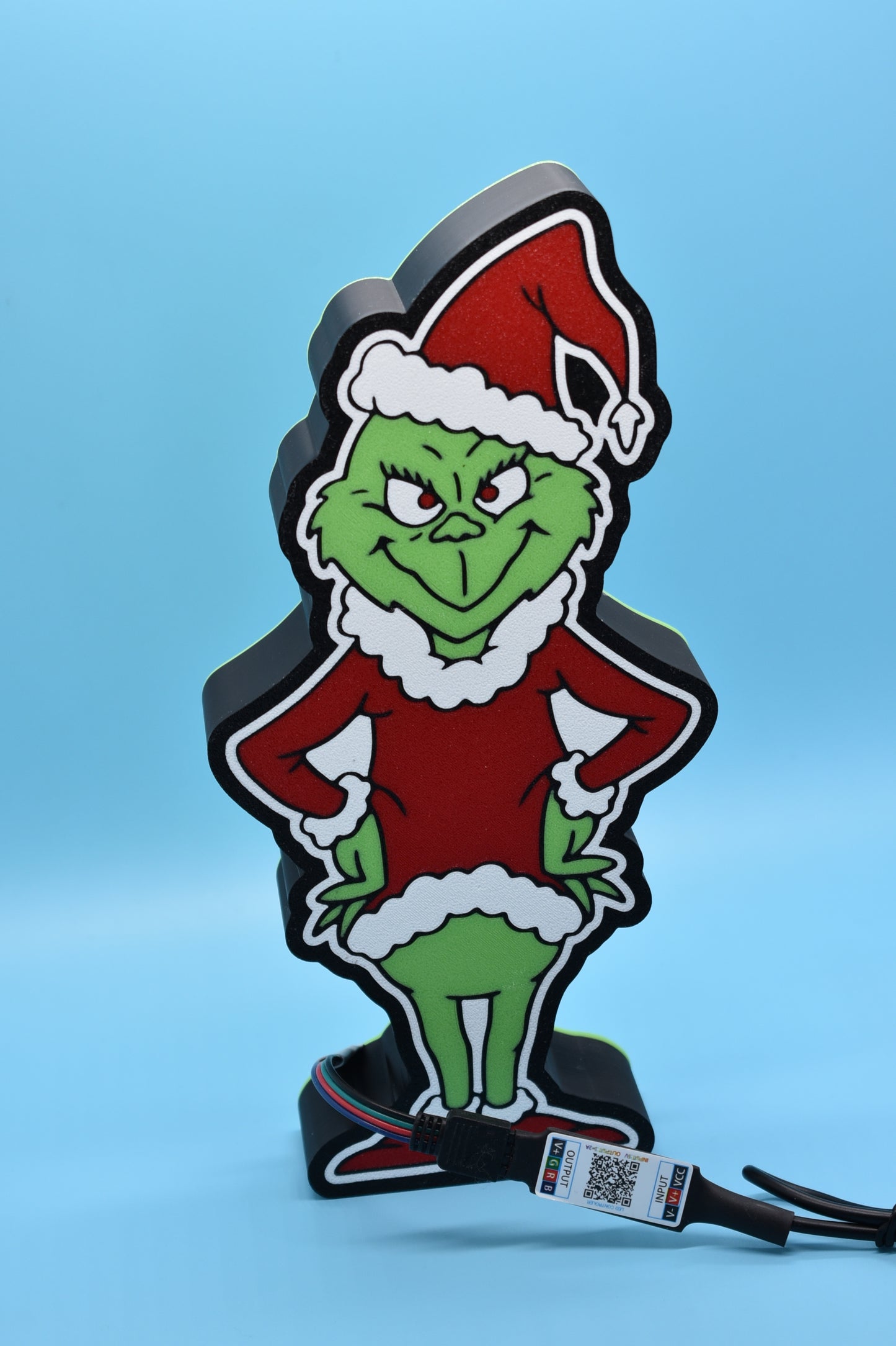 Grinch LED Sign Lamp - Change Colors With App - Christmas Light