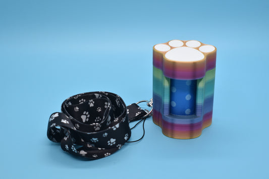 Pet Waste Bag Holder with Bags and Lanyard