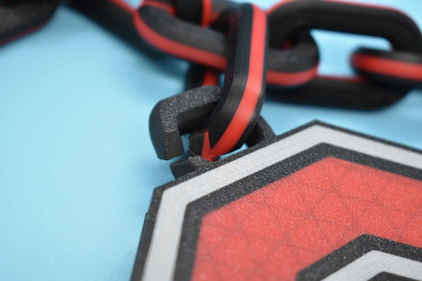 2 Foot OHIO STATE Chain! Custom 3D printed Oversized OSU Fan Chain!