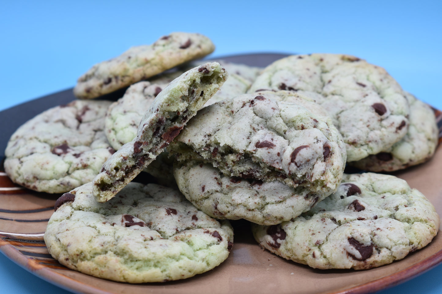 Mint chocolate chip Cookies