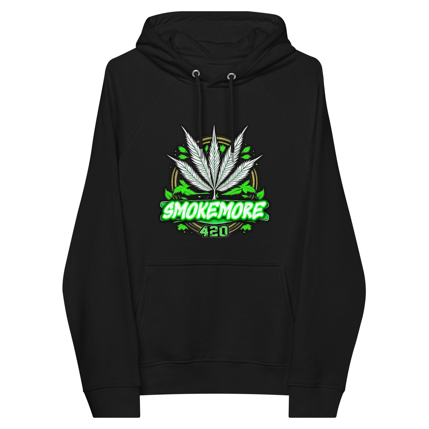 SmokeMore Unisex eco raglan hoodie