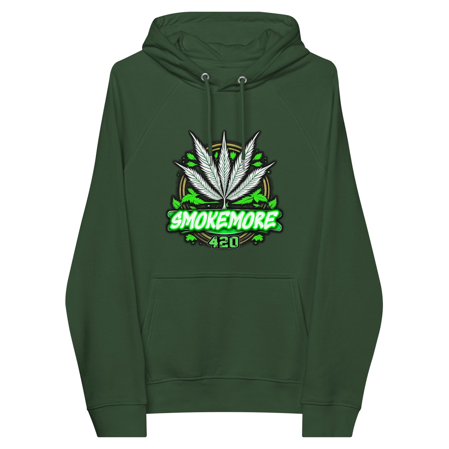 SmokeMore Unisex eco raglan hoodie