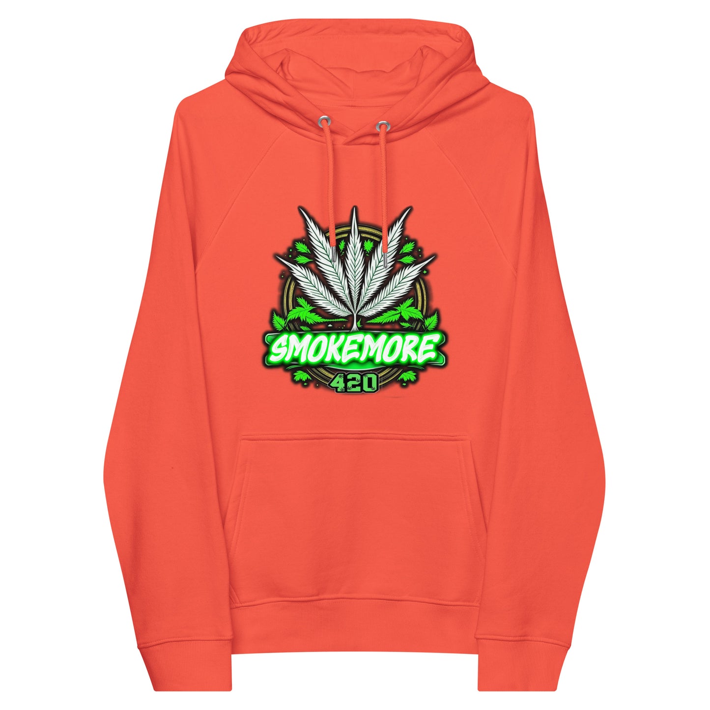 SmokeMore Unisex eco raglan hoodie