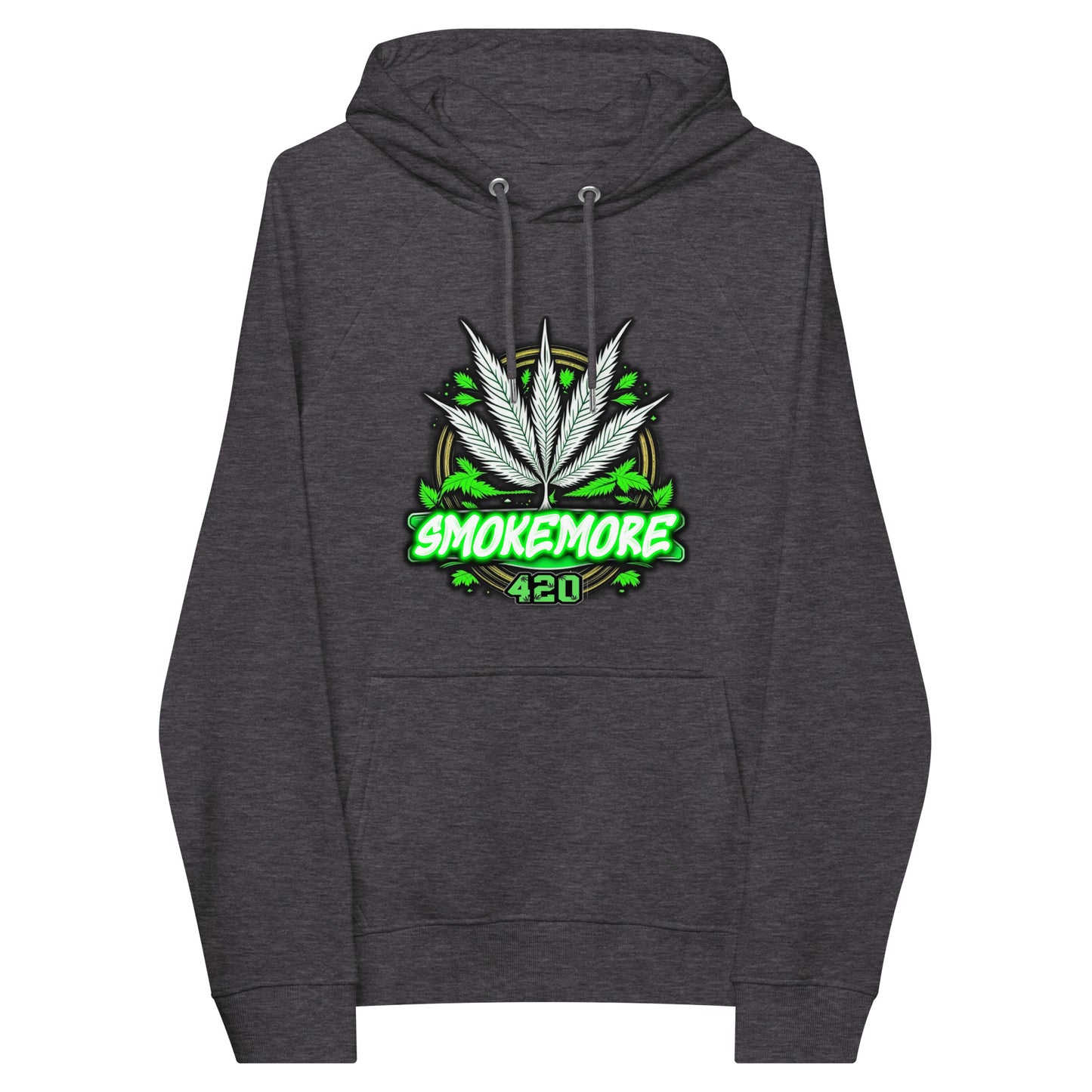 SmokeMore Unisex eco raglan hoodie
