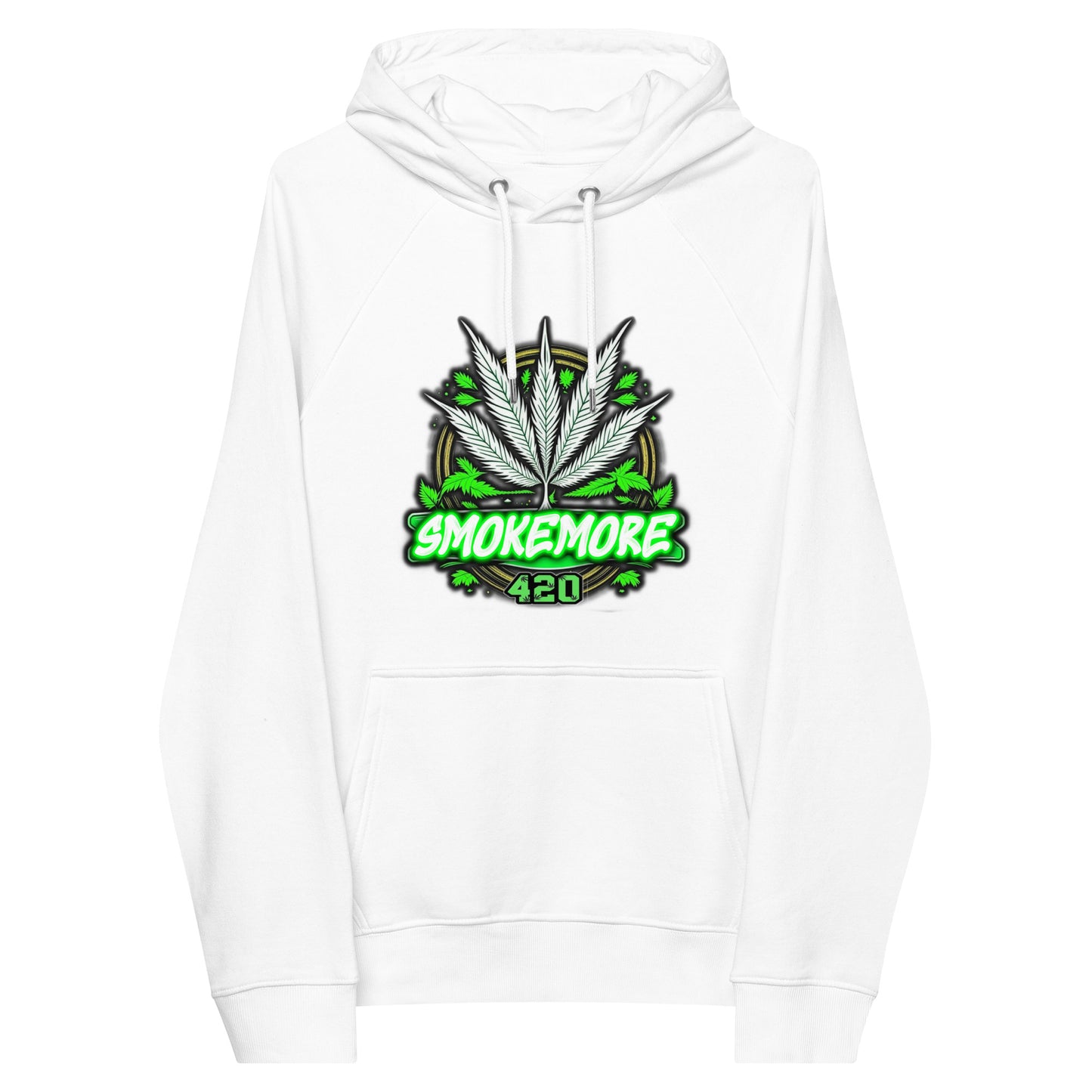 SmokeMore Unisex eco raglan hoodie