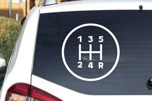 Manual 5 Speed - CNC cut Decal Vinyl Sticker -Pic from multi colors! O651