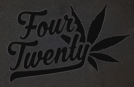 Four Twenty CNC cut Decal Vinyl Sticker -Pic from multiple colors! O651