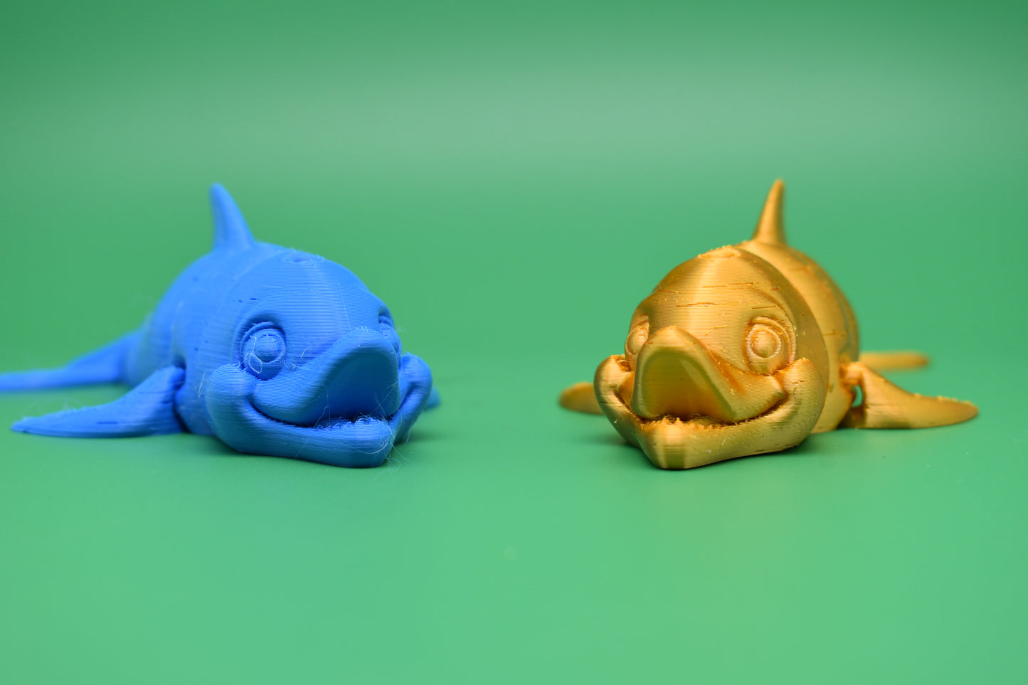Flexi Dolphins 3D printed (PLA)