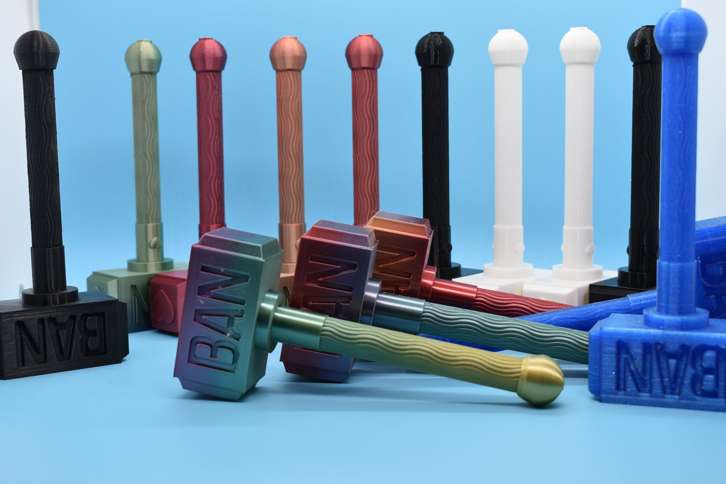 The Mod Ban Hammer (3D-Printed) Twitch, Trovo, YouTube