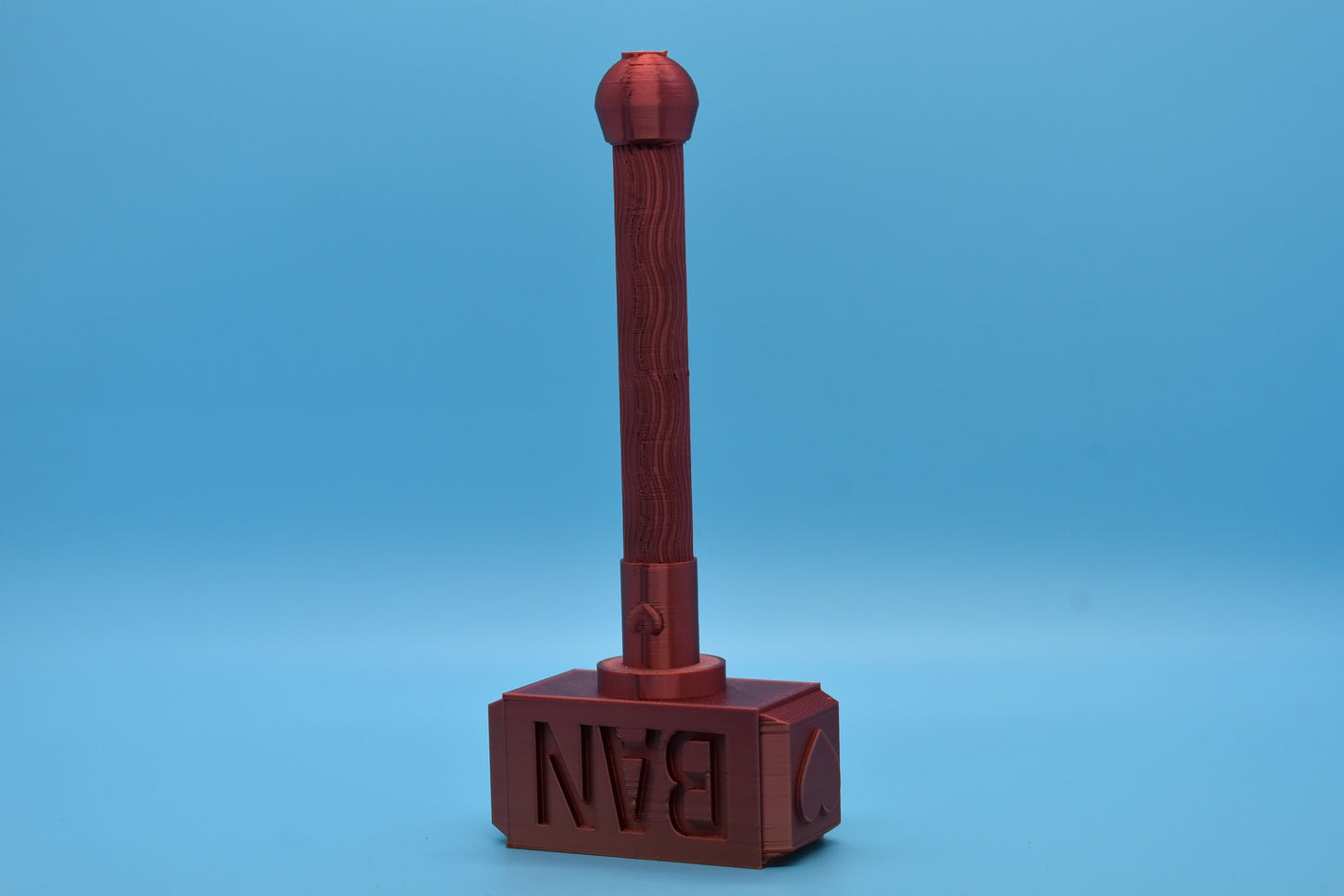 Heart Ban Hammer (3D-Printed) Twitch, Trovo, YouTube