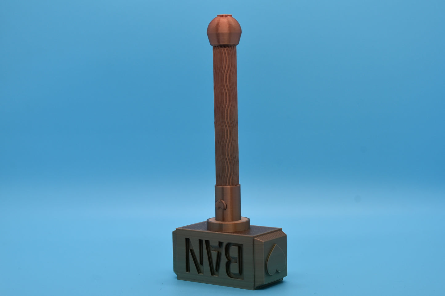 Heart Ban Hammer (3D-Printed) Twitch, Trovo, YouTube