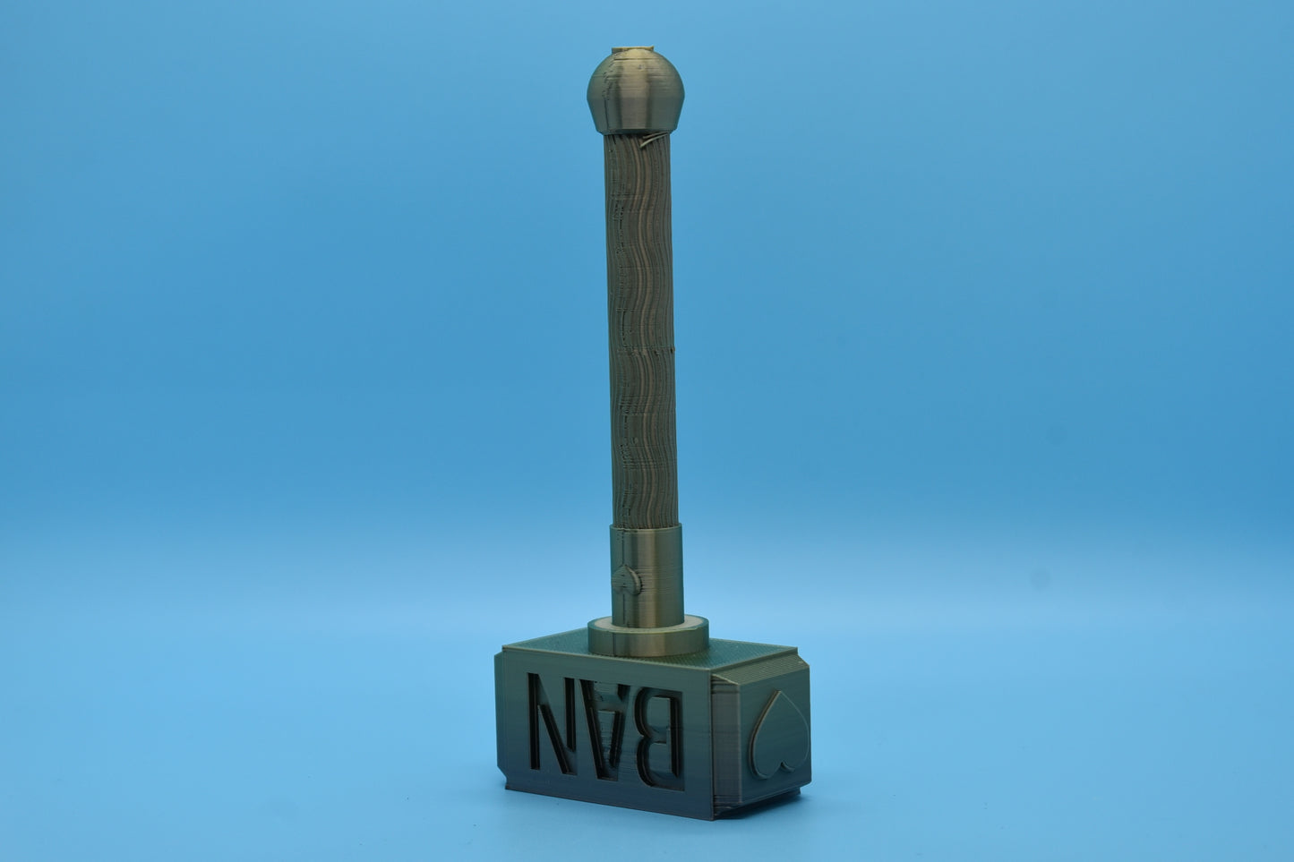 Heart Ban Hammer (3D-Printed) Twitch, Trovo, YouTube