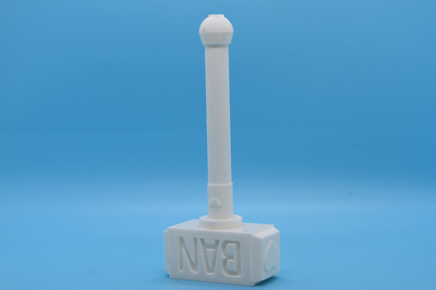 Heart Ban Hammer (3D-Printed) Twitch, Trovo, YouTube