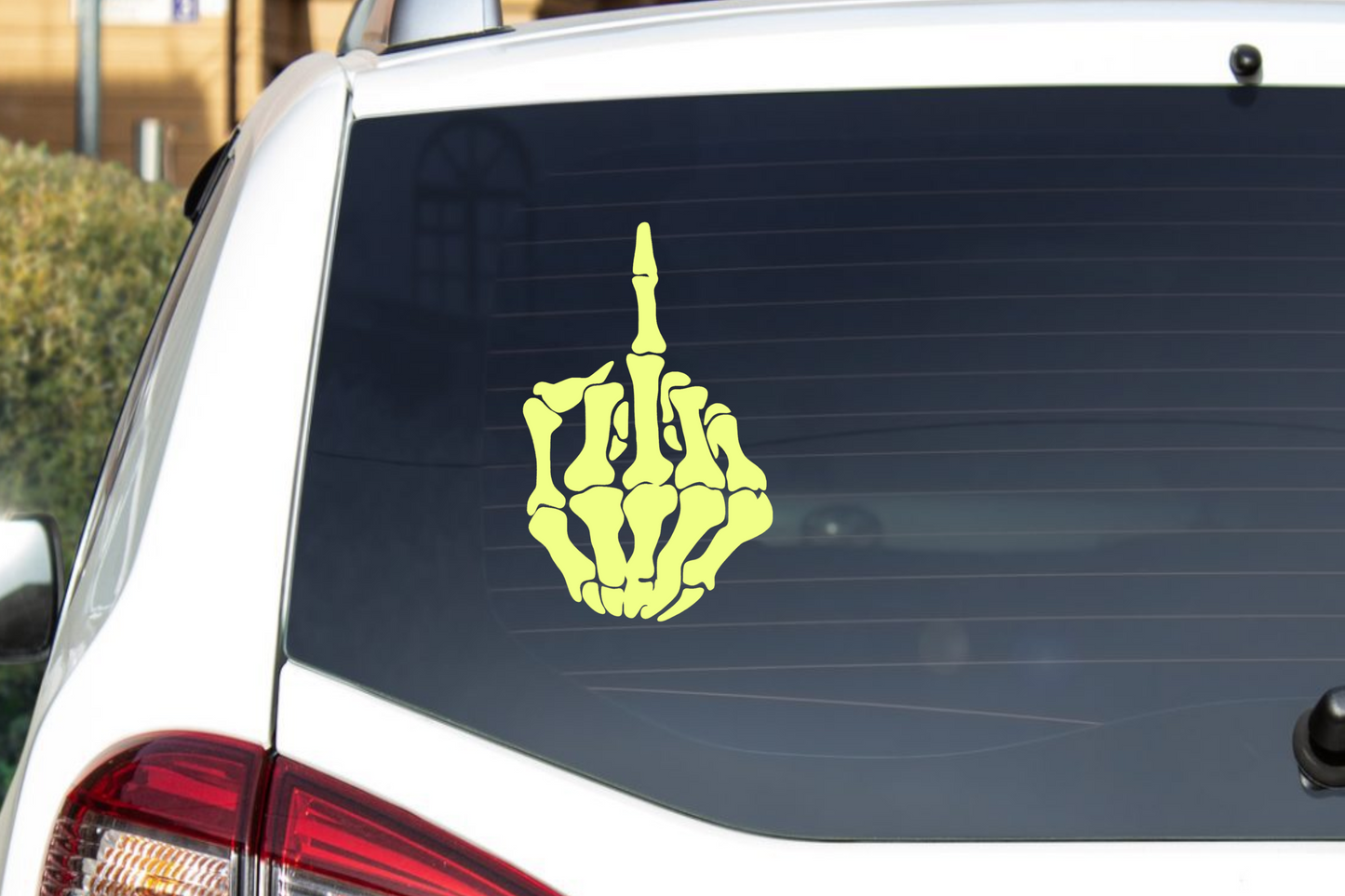 F Skeleton Decal Vinyl Sticker CNC Heavy Duty Middle Finger ~ Oracle 651