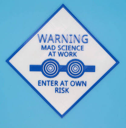 Mad Science - 3D printed sign