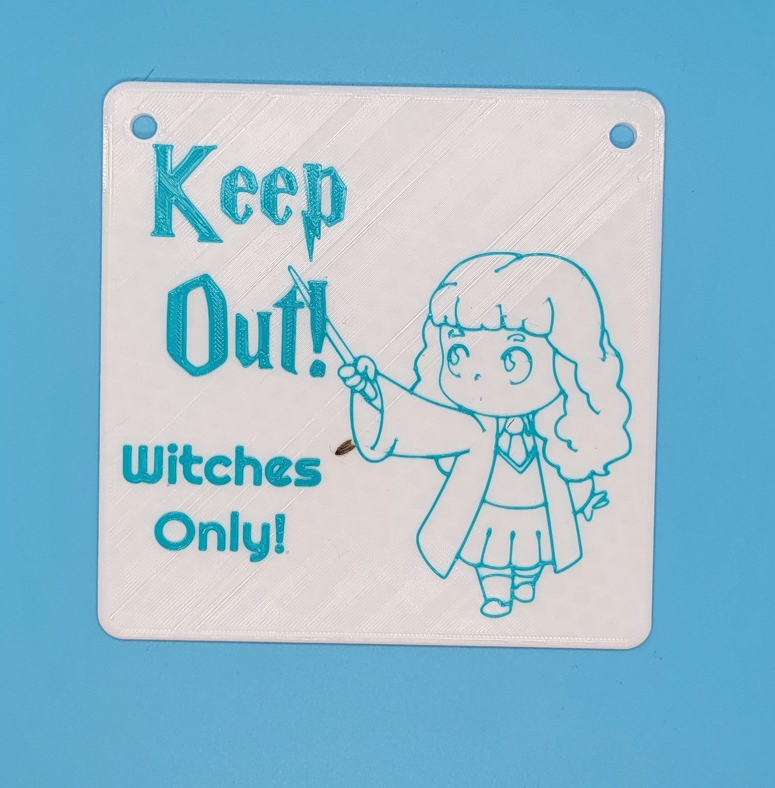 Keep Out! Witches Only! - 3D printed sign – TheJordansCompany