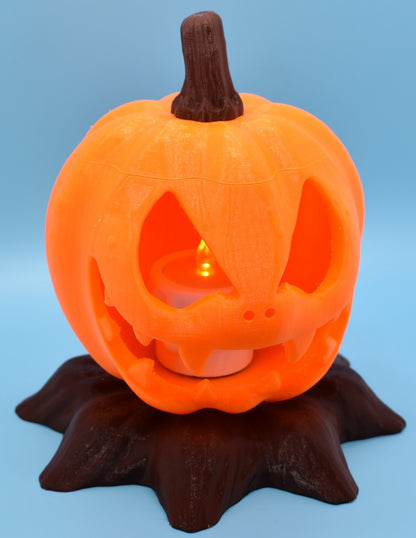 Jack O Lantern With candle LED- Desk Decoration