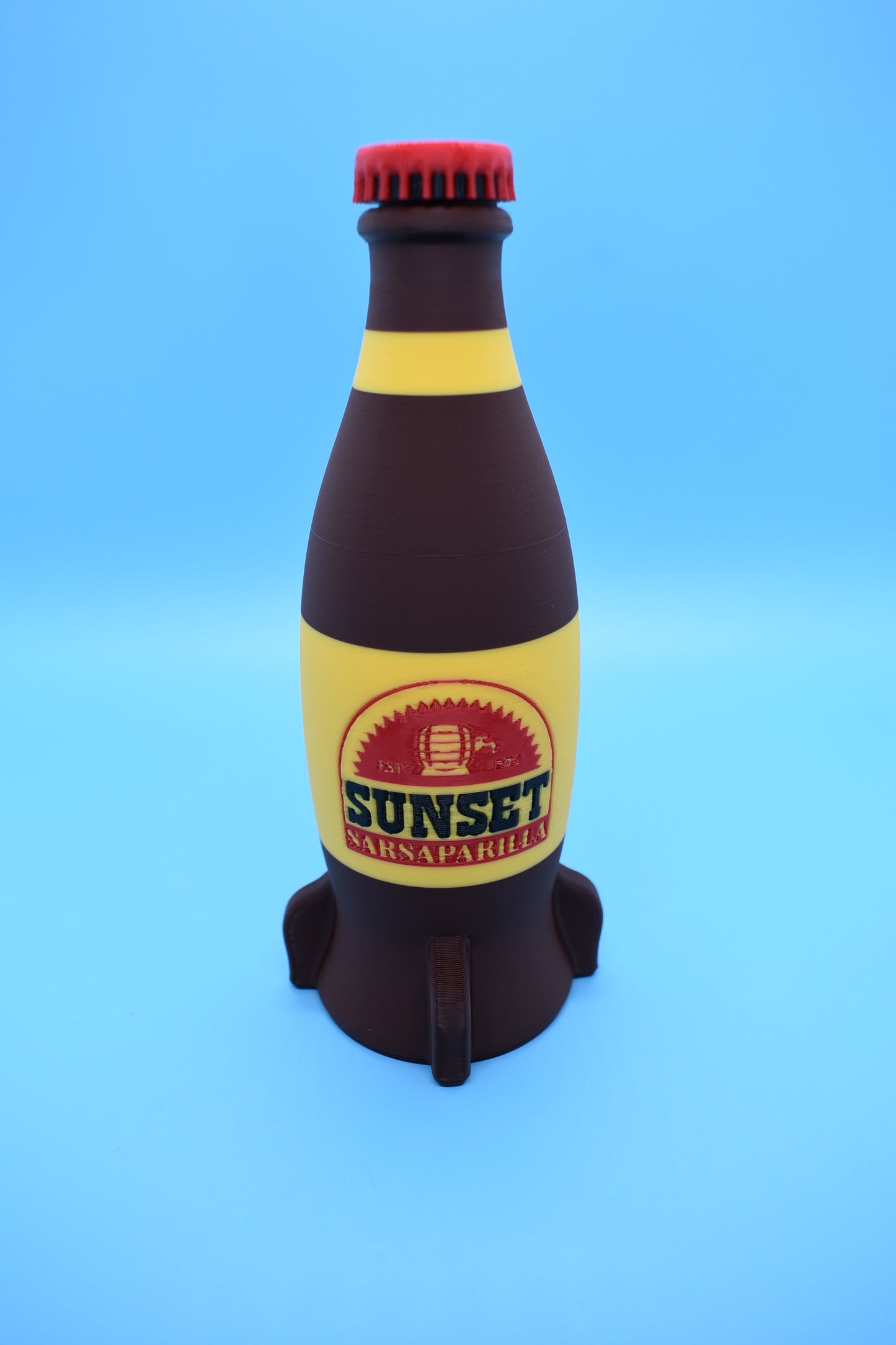 Nuka Cosplay Cola Bottles and Crate - Cosplay Prop (3D - printed)