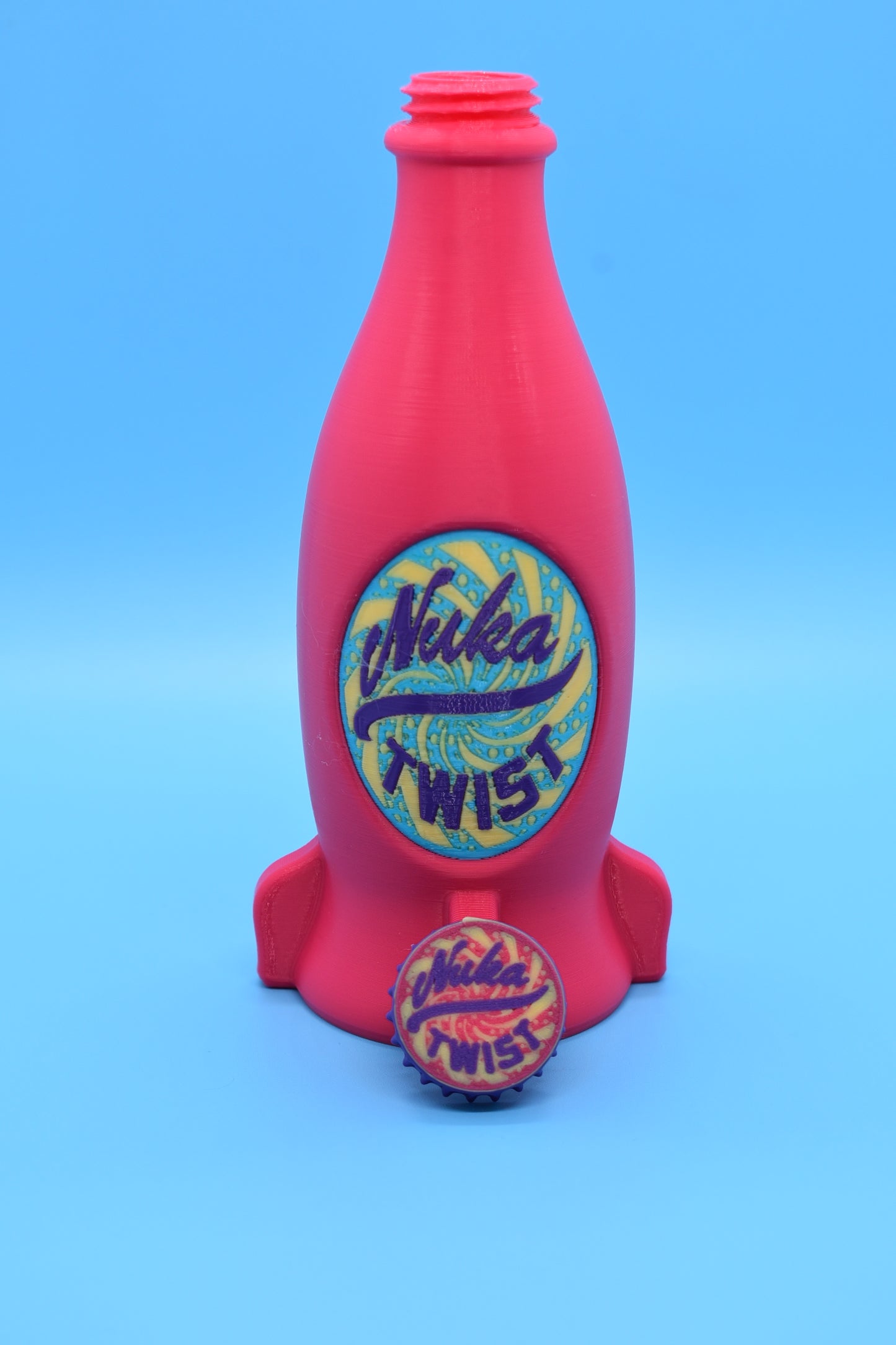 Nuka Cosplay Cola Bottles and Crate - Cosplay Prop (3D - printed) SET2