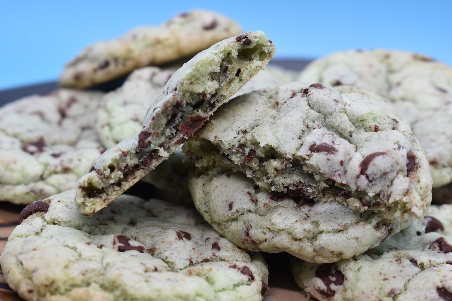 Mint chocolate chip Cookies