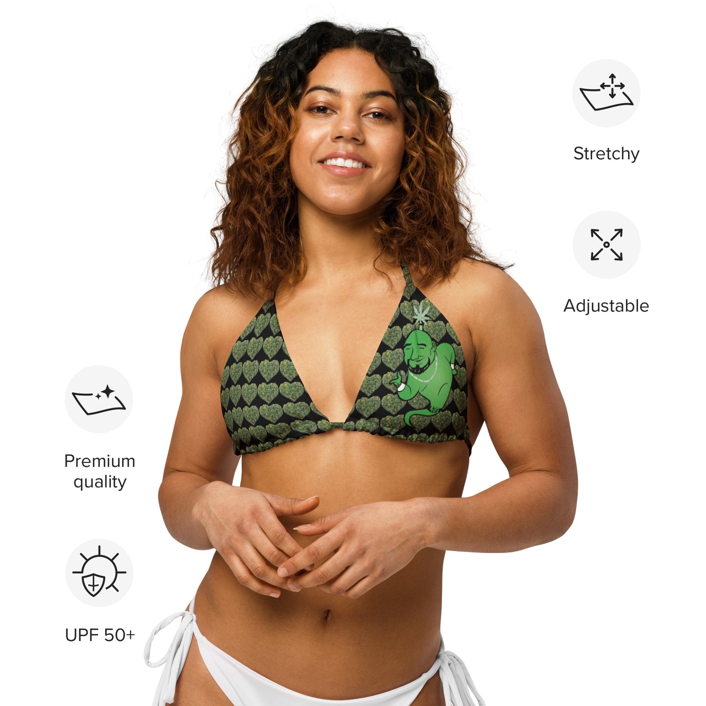 SmokeMore String Bikini Top-Only