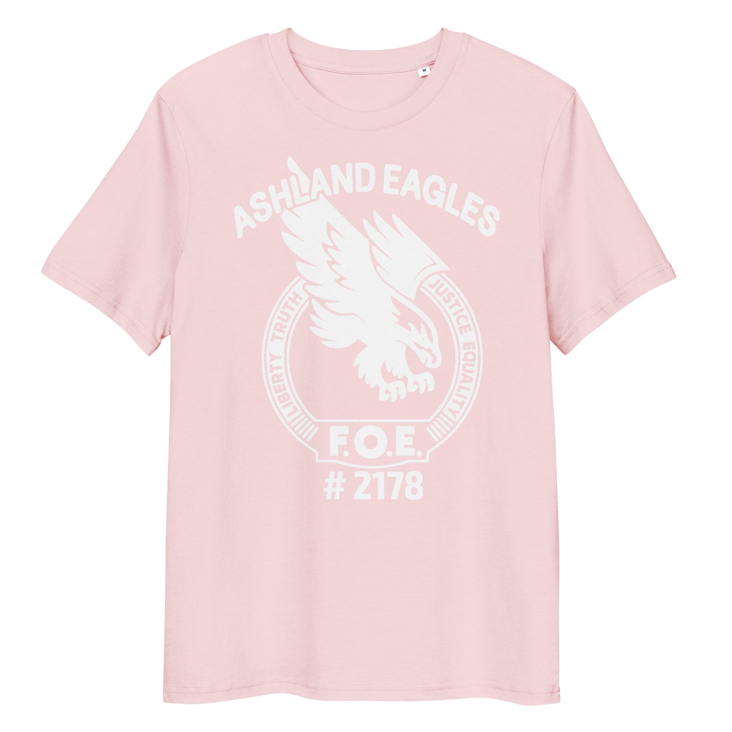 Ashland Eagles #2178 Front Image only - Unisex organic cotton t-shirt