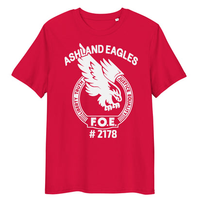 Ashland Eagles #2178 Front Image only - Unisex organic cotton t-shirt