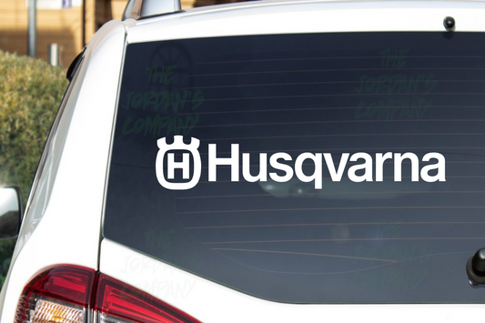 Husqvarna Logo Decal - CNC cut Decal Vinyl Sticker -Pic from multi colors! O651