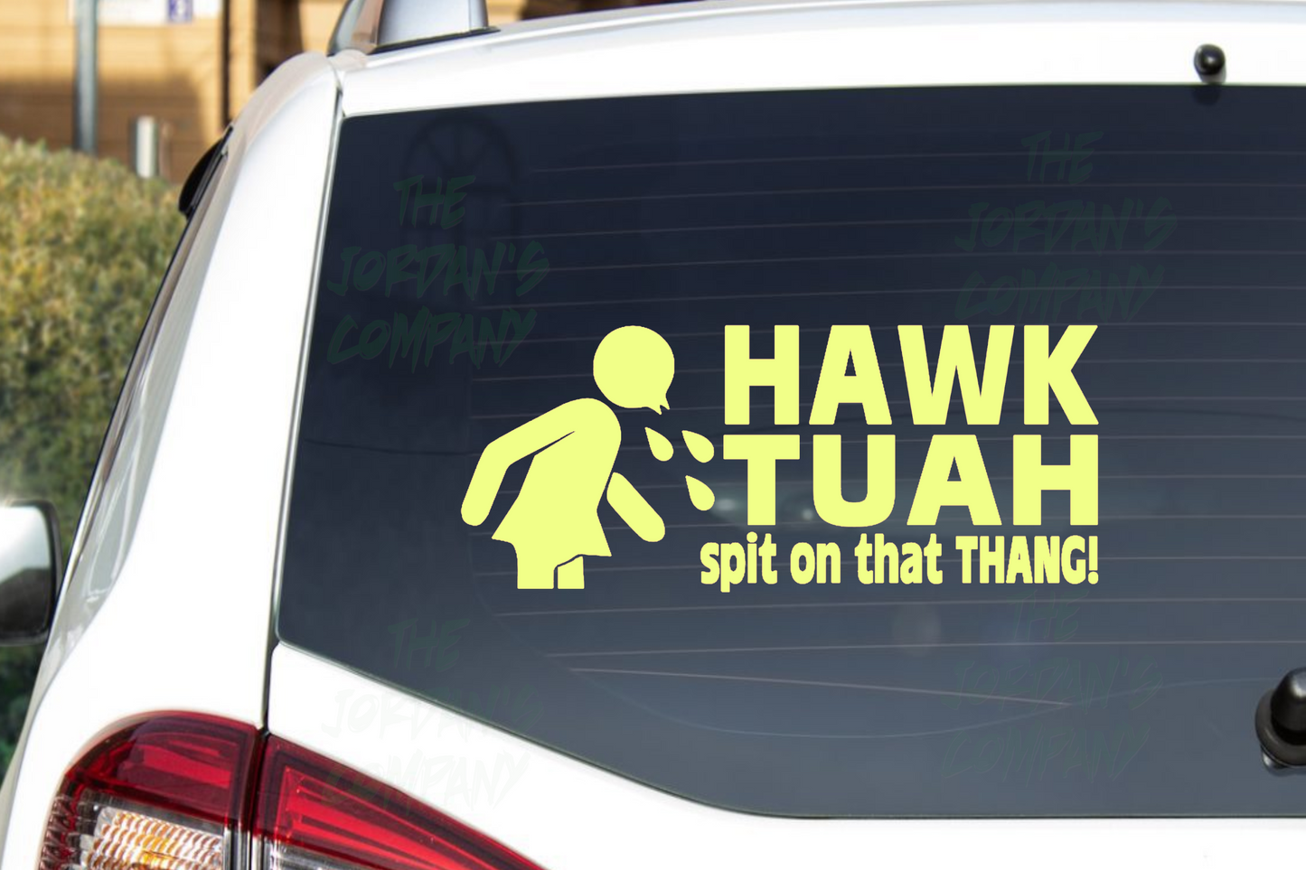 HAWK TUAH Spit On That THANG! - CNC cut Decal Vinyl Sticker -Pic from multi colors! O651