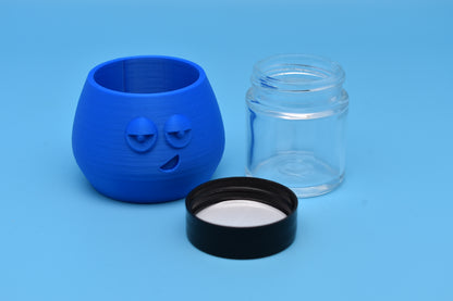 SmokeMore 1oz Glass Jar / ISO Jar / Storage Jar