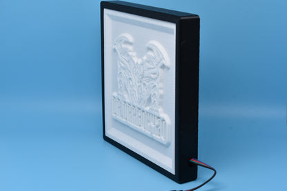 Your Logo/Picture made into Led Lithophane w/ Govee RGBIC LEDs (Phone App) (3d printed PLA+)