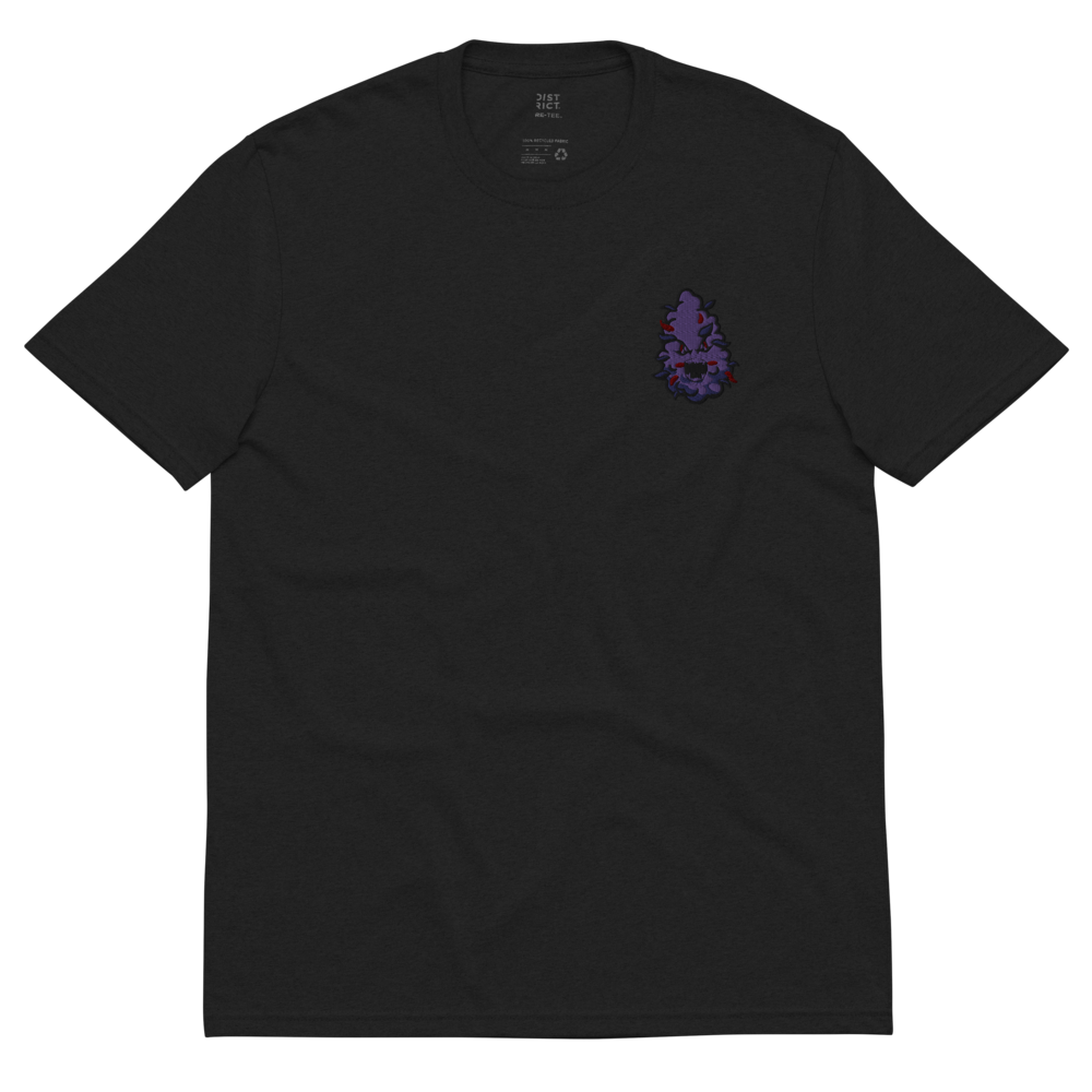 Embroidered Purple NUG Tee - Unisex recycled t-shirt