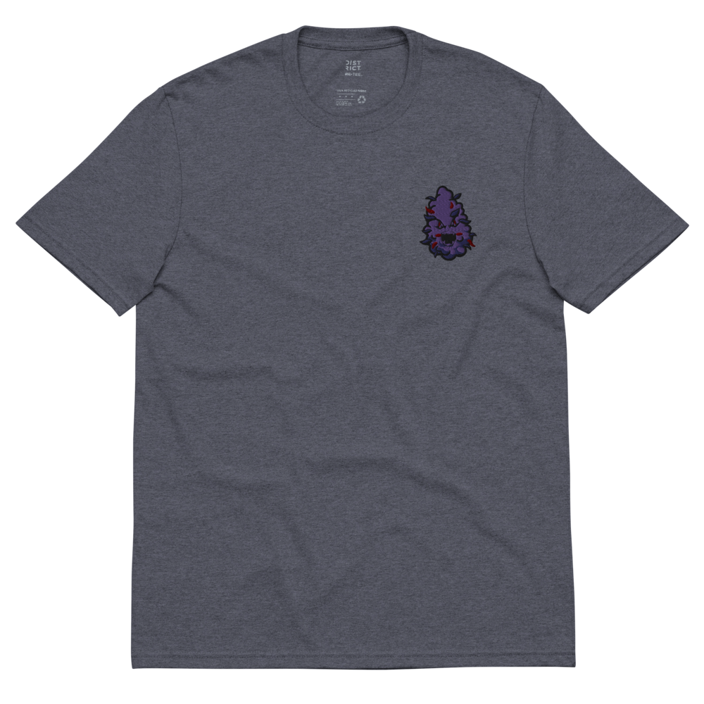 Embroidered Purple NUG Tee - Unisex recycled t-shirt